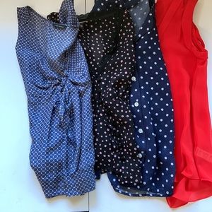 Four summer blouses